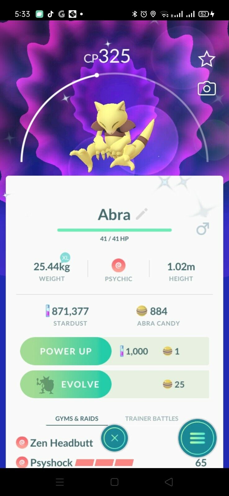 Pokemon Go Shiny Abra