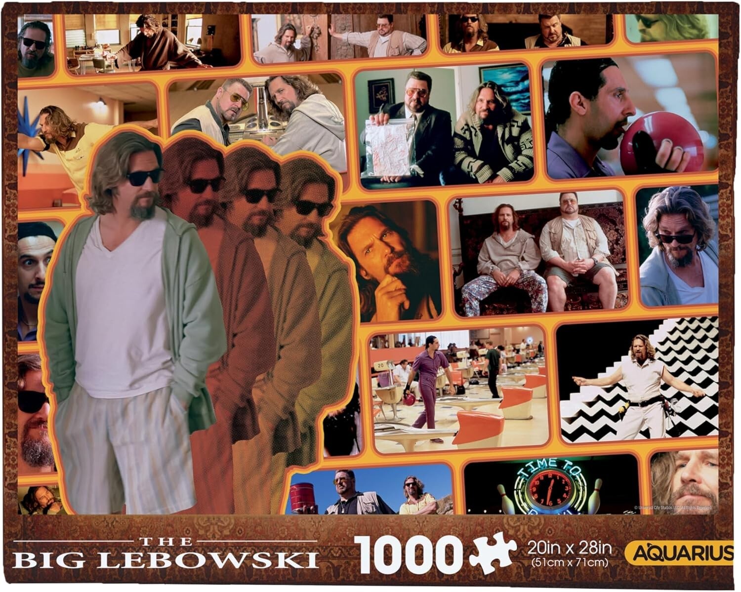 The Big Lebowski Collage 1000pc jigsaw puzzle 710mm x 510mm TO CLEAR!!