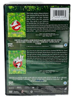 Ghostbusters 1 & 2 Double Feature 2 Movie Gift Set Bill Murray