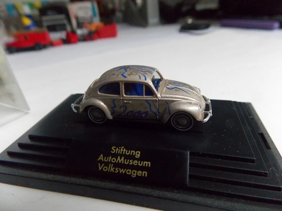 Wiking 1:87 VW 1200 Maggiolino Museo D'Auto Volkswagen, Nuovo In Scatola !!! - Immagine 3 di 4