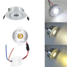 Mini 1w Led Downlight 52mm/diameter 85-265v 110v 220v Recessed Cool Neutral Warm