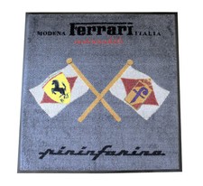 Ferrari -pininfarina Premium Crossed Flags Floor Mat