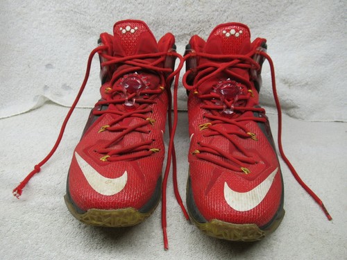 Nike Lebron XII 12 Elite Team University Red 724559-618 Sz 11.5 - Picture 2 of 9