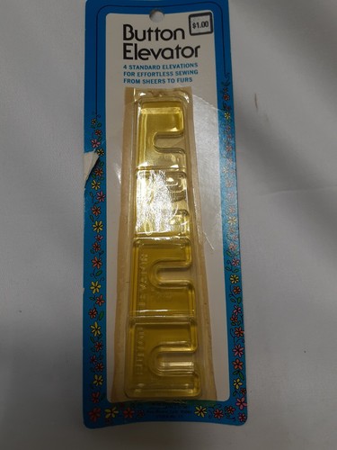Button Elevator for Effortless Sewing W. H. Collins Inc. Vintage, Sheer TO FUR - Picture 2 of 2