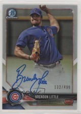 2018 Bowman Chrome Prospect Refractor 132/499 Brendon Little #BCPA-BL Auto fm0