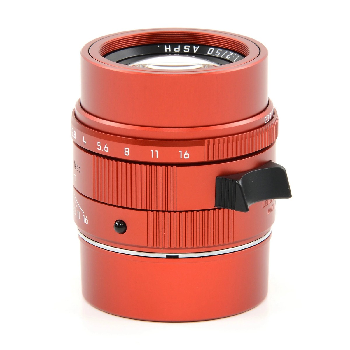 LEICA 50MM F2 APO-SUMMICRON RED ANODIZED LIMITED EDITION +