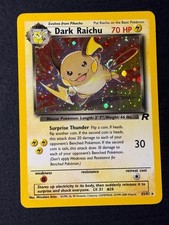 pokemon dark raichu card 7/110 Non-Holo Rare Near Mint Retreat Cost Dark Raichu - Team Rocket