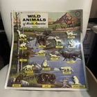 vtg 1960s MARX WILD ANIMALS OF NORTH AMERICA PLAY SET FIGURES NEW ON CARD P-1417