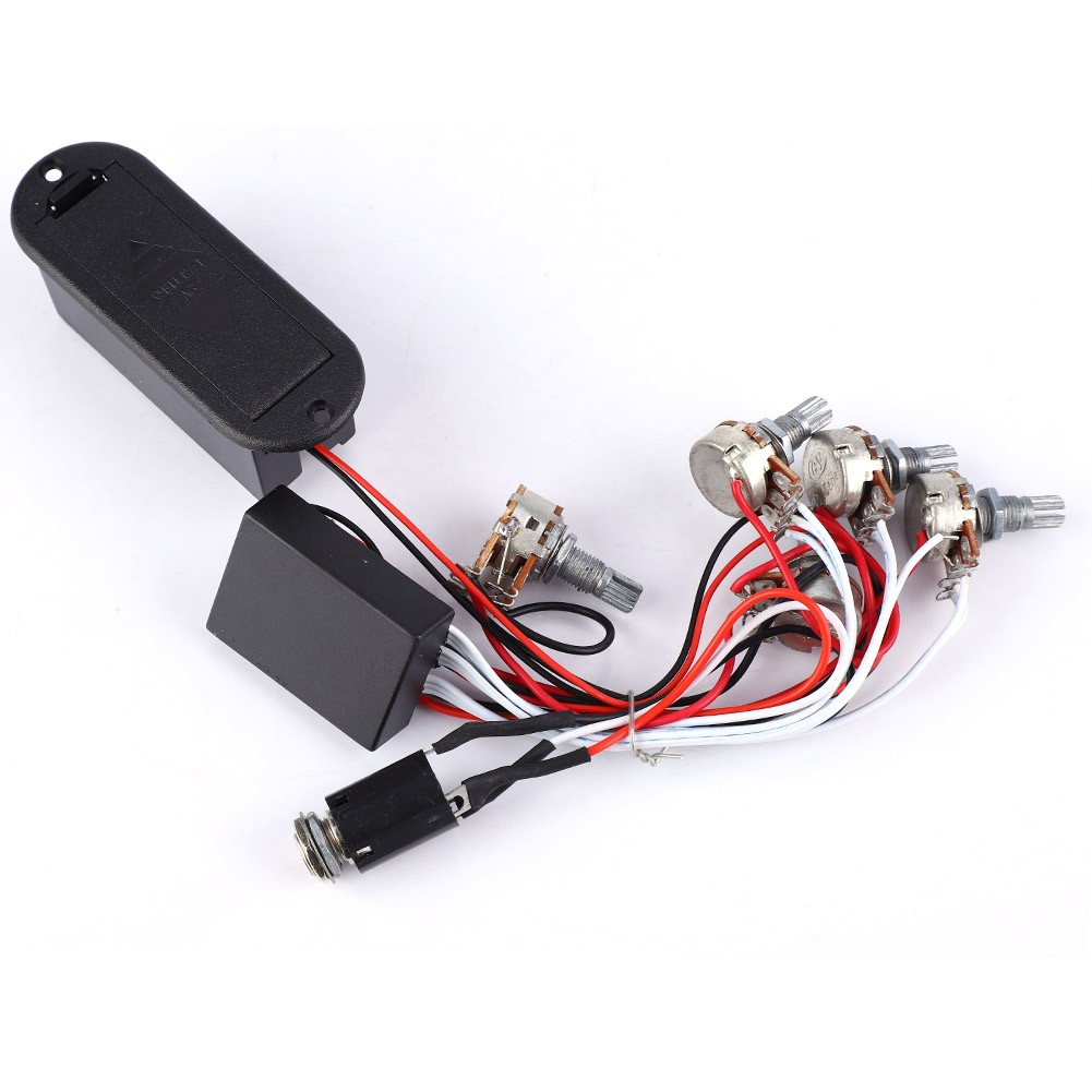 Band Active Guitar EQ Equalizer Upgrade For Bass Players