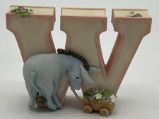 Disney Classic Winnie the Pooh Ceramic Alphabet Letter W Michel  Co Retired