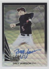 2019 Leaf Metal Draft 1990 Throwback Black Wave 2/7 Drey Jameson Auto ms9
