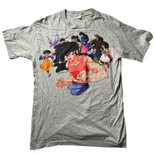 Vintage 90s Ranma 1/2 Anime Mens M 1998 Screen Stars Single Stitch Gray T-Shirt