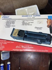 Oster Golden A5 Single Speed Pet Grooming Clippers W Extra Blade In Box