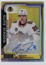 2018-19 O-Pee-Chee Platinum Rainbow Color Wheel Henri Jokiharju #R-HJ Auto f0l
