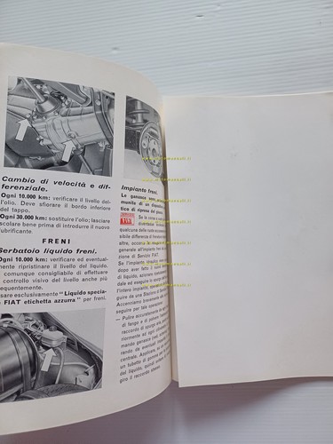 FIAT 500 110F 1965 Manuale Uso Manutenzione Libretto Istruzioni originale - Picture 8 of 10