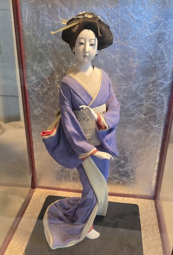 Figura Geisha Japonesa Original Vintage 12.5" Alto - Imagen 2 de 5