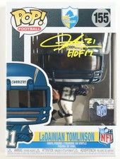 Ladainian Tomlinson Signed Autographed NFL Funko Pop 155 Chargers Beckett COA