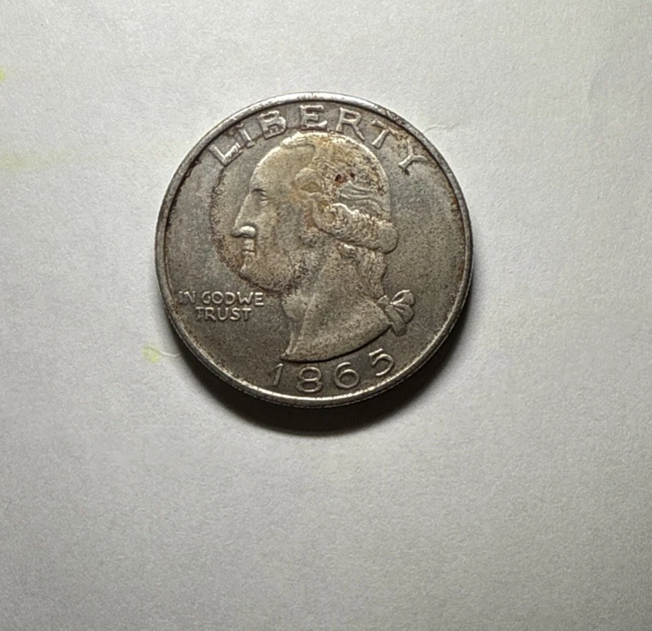 1865 GEORGE WASHINGTON LIBERTY ONE DOLLAR COIN COLLECTIBLE - Image 2 of 4