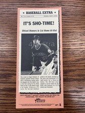 2018 Topps Heritage #7b Rasmus / Blandino / Moran 1969 Ad Panel Ohtani on Back