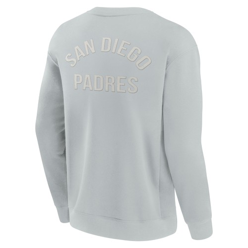 Unisex Fanatics grau San Diego Padres super weicher Pullover Crew Sweatshirt - Bild 3 von 3