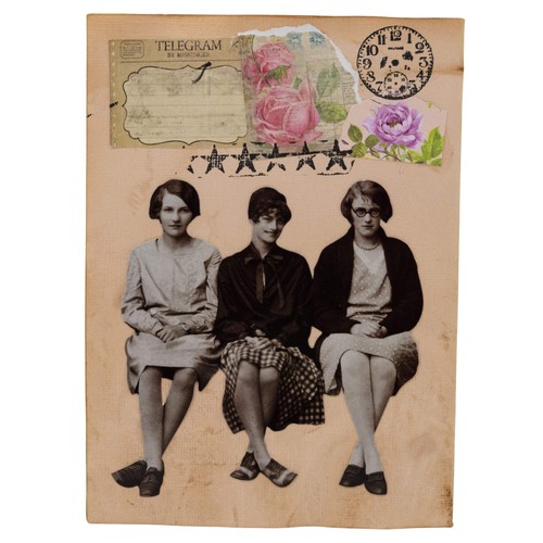 Juego de tarjetas y sobres de diario basura vintage | 5" x 7" | El ático pintado - Imagen 3 de 20