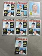 1970 Topps Baseball RC’s  Lot Of 7. Lou Piniella, Bowa, Buckner, Etc. VG/EX