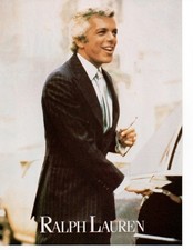 Ralph Lauren Magazine Ad ~ Framable Wall Art 1991 ~ Designer Men's Suit 1990s