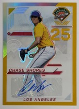 2025 Panini Prospect Edition .. CHASE SHORES .. Holo Gold Prizm AUTO .. #8/10