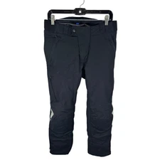 BMW Motorrad Armored Motorcycle Pants Black Size 28 Inch Biker 32 Inseam