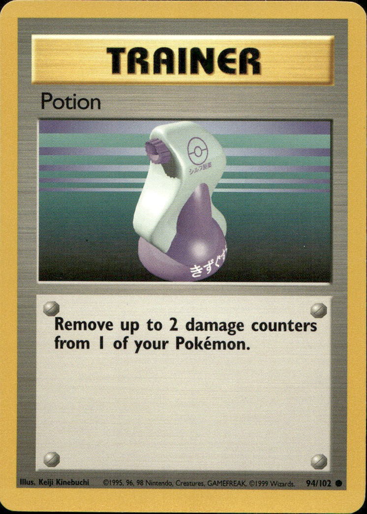 Potion 094/102 Base Set C NM Pokémon — English