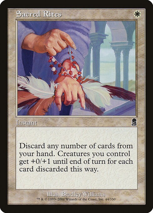 Sacred Rites Foil Odyssey 44 NM MTG