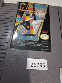 2 retro Nintendo video games NES  26295 wt11  Chessmaster & Pictionary