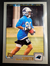 Topps 2001 Steve Smith Rookie Card #321 Carolina Panthers NFL Football. rookie card picture