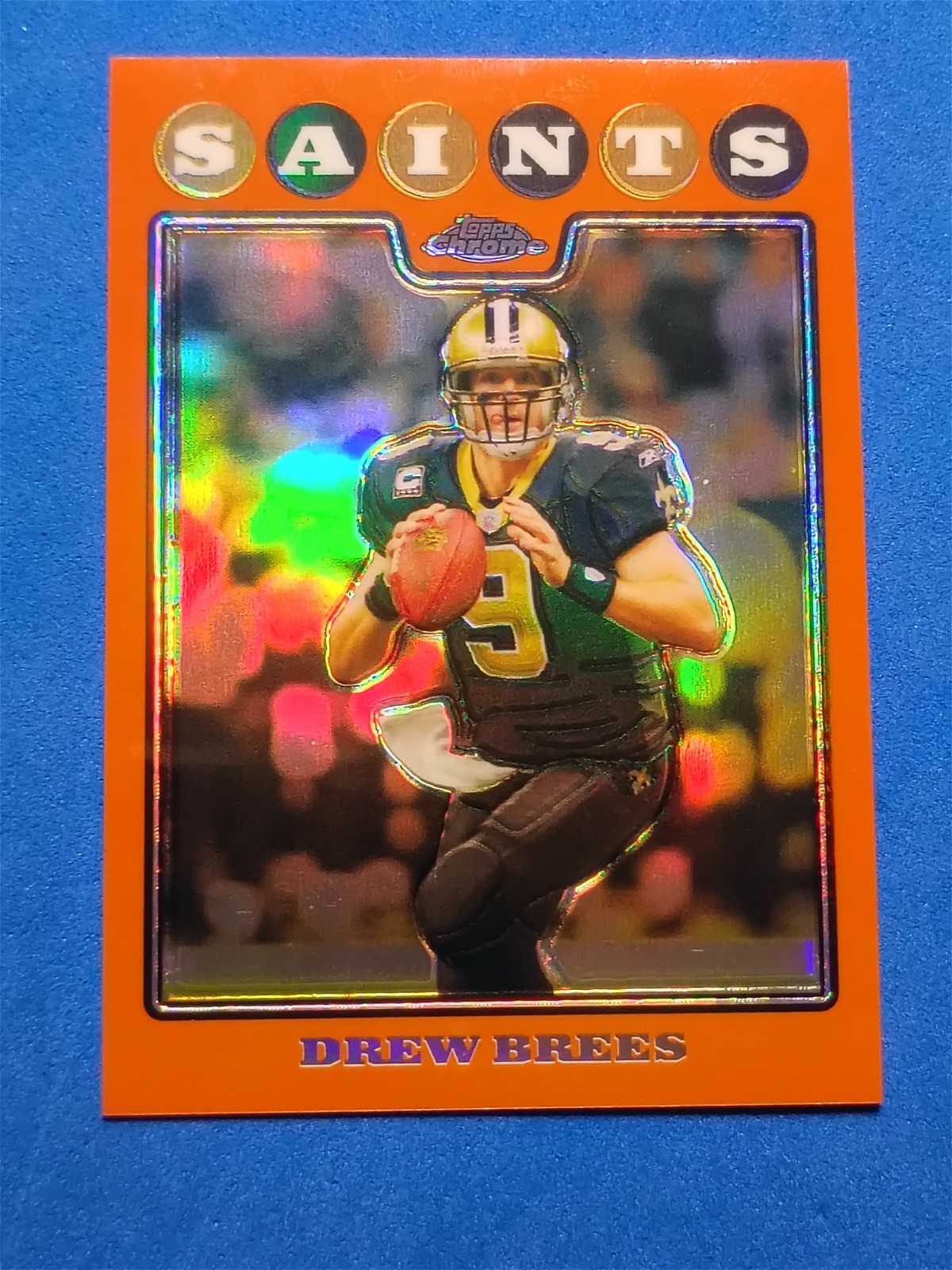 2008 Topps Chrome - Drew Brees #TC1 Copper Refractor 137/425 