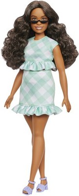 Mattel - Barbie Fashionistas Doll #240 in Green Gingham Dress And Sunglasses, Wa