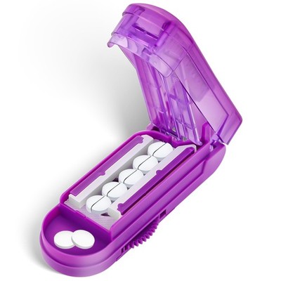 DUBSTAR Pill Cutter Splitter for Small and Tiny (1 Piece), Purple 