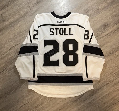 Los Angeles Kings 2014-2015 Jarret Stoll Game Worn Used Jersey, LA Kings NHL