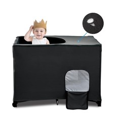 Pack N Play Blackout Cover, Portable Stretchy Blackout Tent for Travel Crib, ...