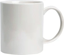Best Coffee Mug White,11 Oz Ceramic Coffee Cup with Comfortable Handle for Offic