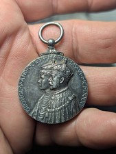 1935 GEORGE V and QUEEN MARY Silver Jubilee Silver Medal