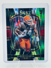 Harold Fannin Jr. 2025 Panini Select Green Prizm RC Rookie Card #155 Browns