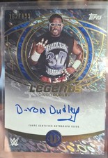 /199 D-Von Dudley Blue Pulse 2025 Topps Universe WWE  Legend Autograph #LGA-DVD 
