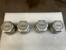 1987-1992 Firebird Trans Am Gta Ws6 Aluminum Wheel Center Caps Silver Grey