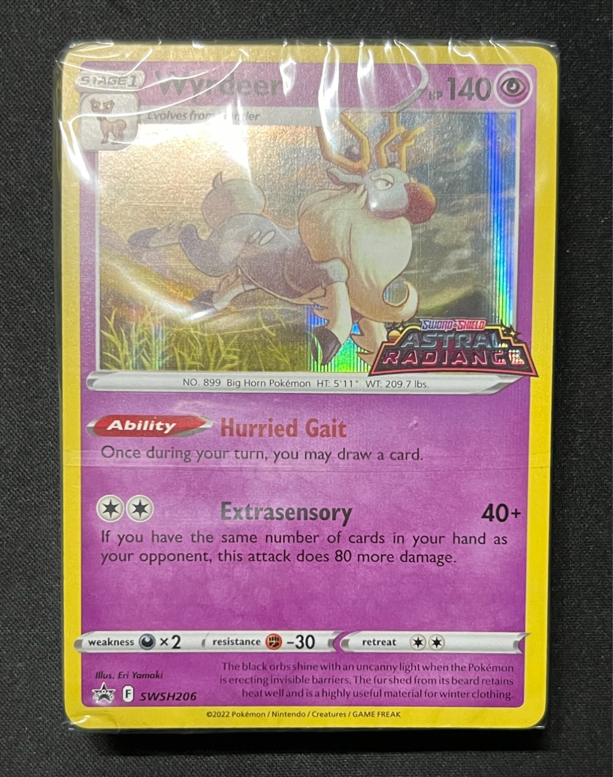 Wyrdeer SWSH206 Black Star Promo Pokémon Astral Radiance - Sealed