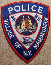 NY Village of Mamaroneck New York Police Shoulder Patch