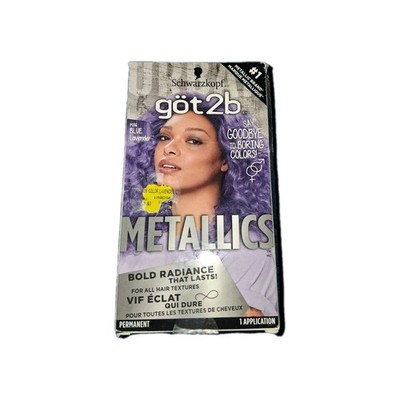 Got2b Metallics Permanent Hair Color, M86 Blue Lavender