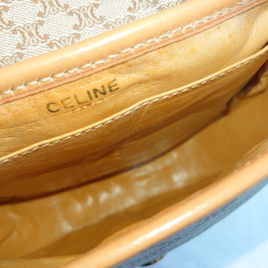 Mint Condition CELINE Macadam Pattern Sacoche Pou… - image 10