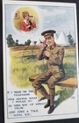 WW1 Satirical Postcard - 'If I were on the telephone..'..  - 1916