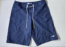Hollister California Mens Swim Trunks Size 30 Blue Quick-Dry Fabric