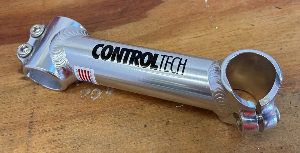 NOS 1" Control Tech Control Ahead Road Threadless Stem Silver 130mm NIB 0d - Image 3 of 4